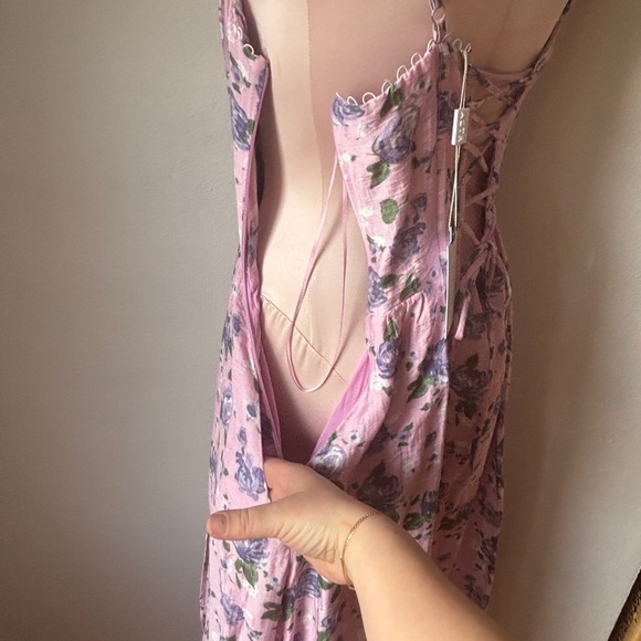 NWT ASTR the Label Wedelia Floral Print Corset Dress Size M - Picture 9 of 16